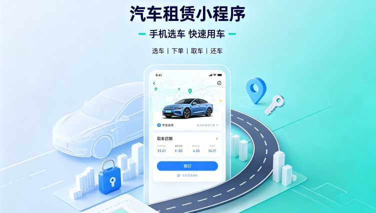 自营汽车租赁小程序定制开发深度案例｜J9国际备用站登录入口租车行业数字化私域转型解决方案
